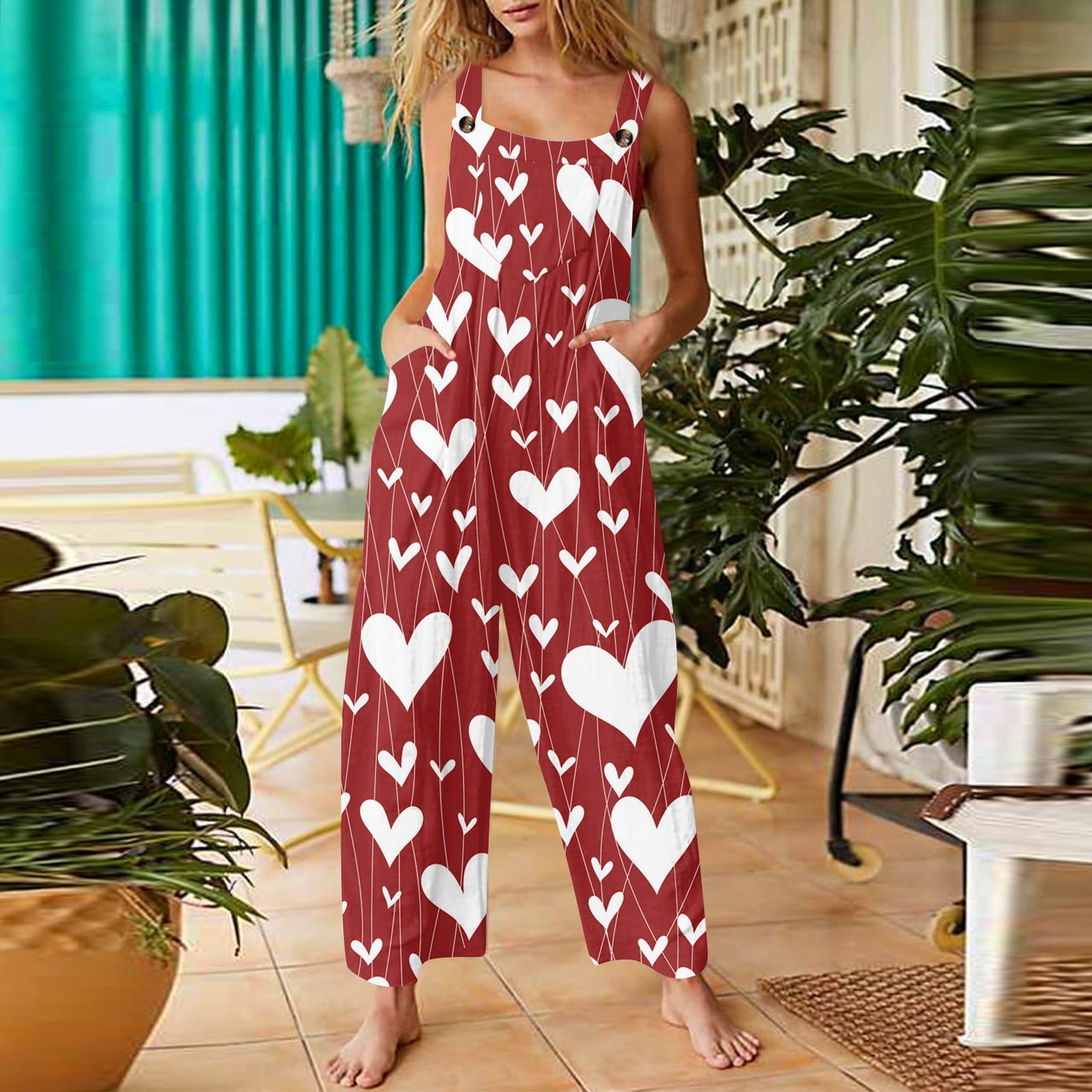 2025 Valentine's Day Girls Jumpsuits, Rompers for Women Spring And