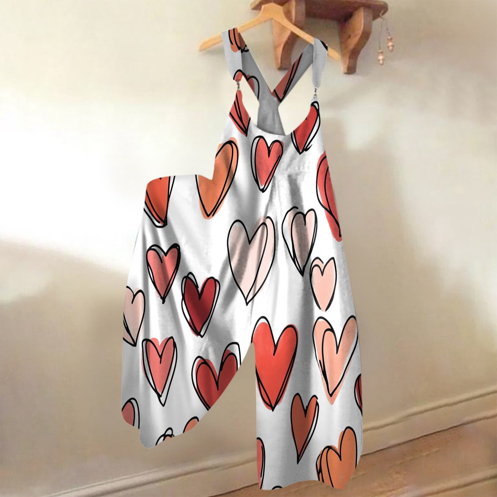 2025 Valentine's Day Girls Jumpsuits, Women's Spring Overalls Valentine