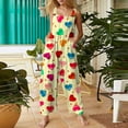 2025 Valentine's Day Girls Overalls, Women's Casual Jumpsuit Sleeveless
