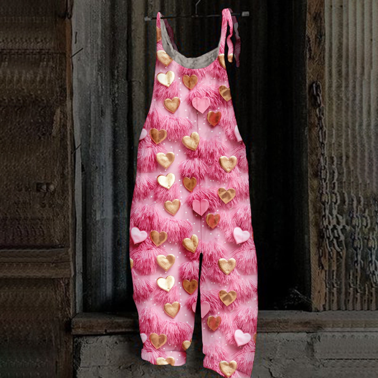 2025 Valentine's Day Girls Overalls, Women's Jumpsuit Valentine's Day