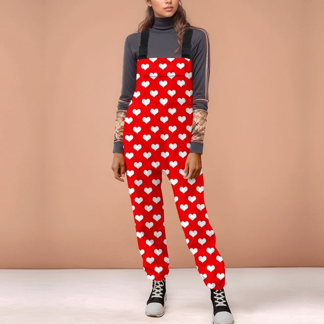 2025 Valentine's Day Jumpsuits for Girls, Rompers for Women Spring And