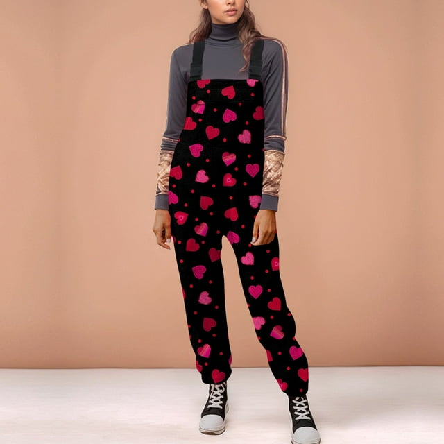 2025 Valentine's Day Jumpsuits for Girls, Rompers for Women Spring And