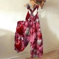 2025 Valentine's Day Jumpsuits for Girls, Women's Spring Overalls