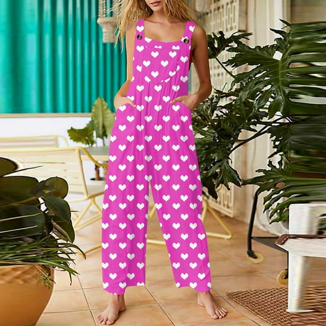 2025 Valentine's Day Overalls for Girlls, Rompers for Women Spring And