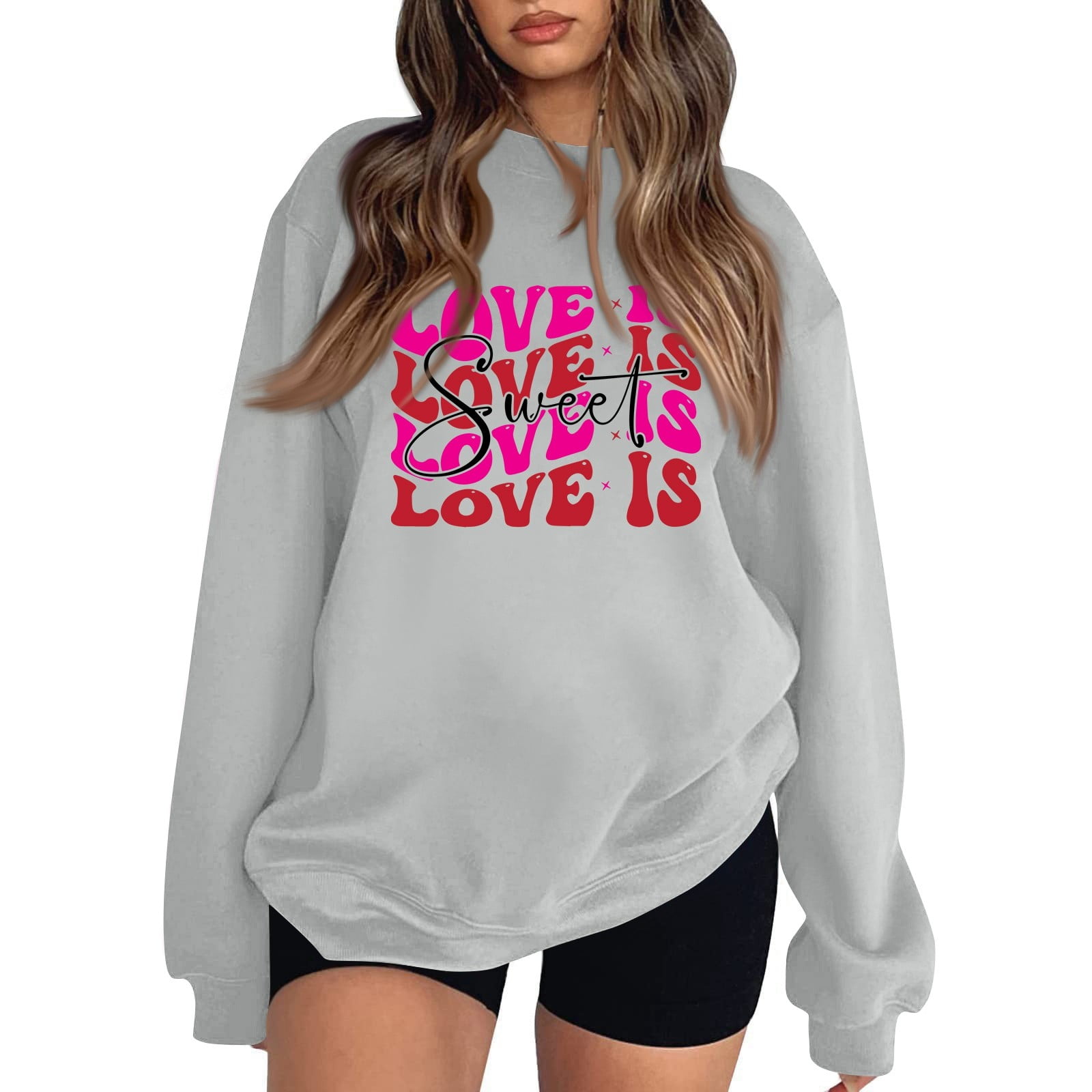 2025 Valentine's Day Sweatshirts for Girls, Fancy Dress Valentine's Day