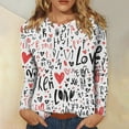 2025 Valentine's Day Sweatshirts for Girls, Fashion Valentine's Day