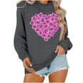 2025 Valentine's Day Women's Oversized Sweatshirt Funky Love Heart
