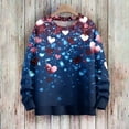 2025 Valentine's Day Woolen Knit Tops for Girls, Girls Fashion Printed