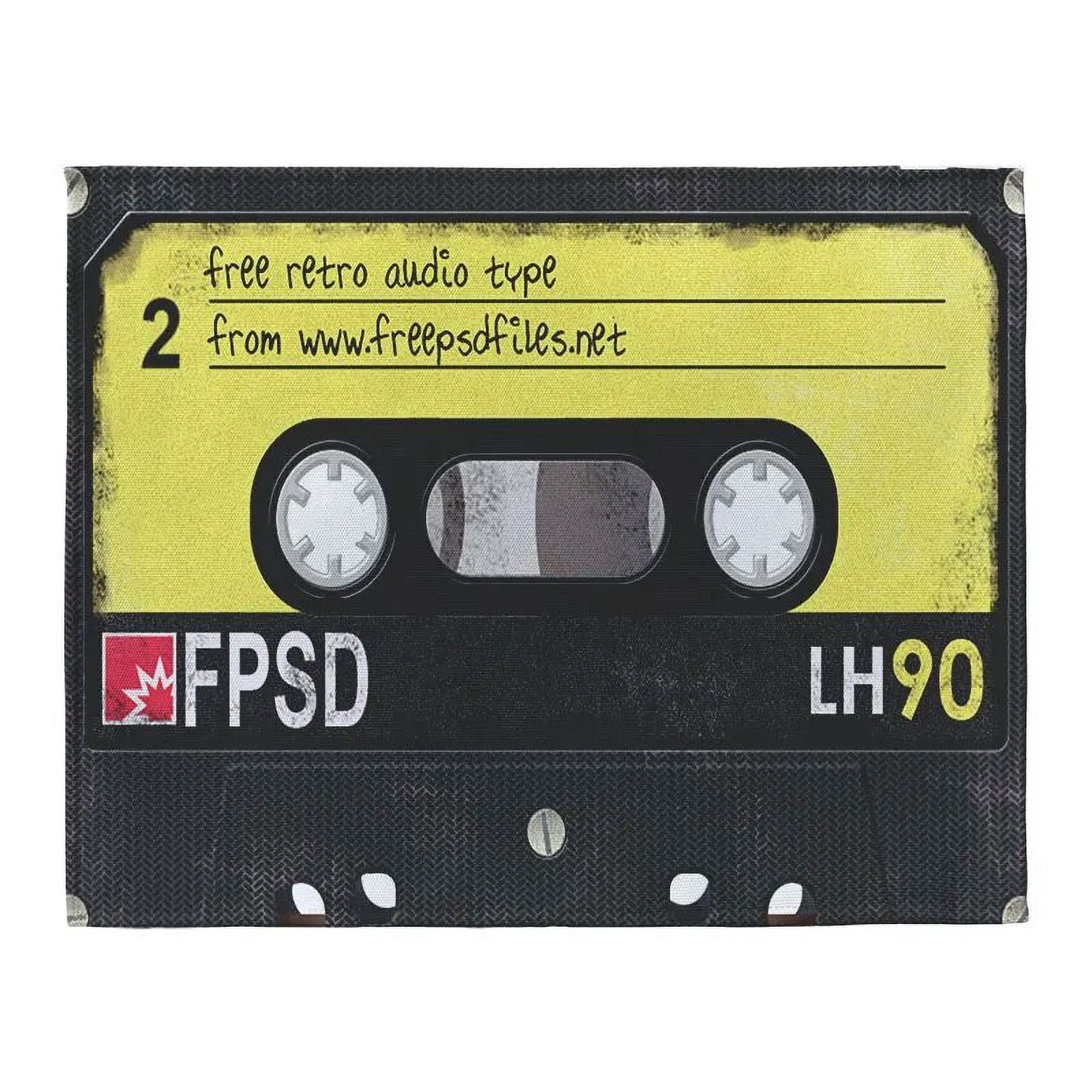 2025 Vintage Cassette Music Tape Placemat Non-Slip Heat Resistant ...