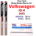 thumbnail image 1 of 2025 Volkswagen ID.4 Beam Blade Wipers (Set of 2), 1 of 3