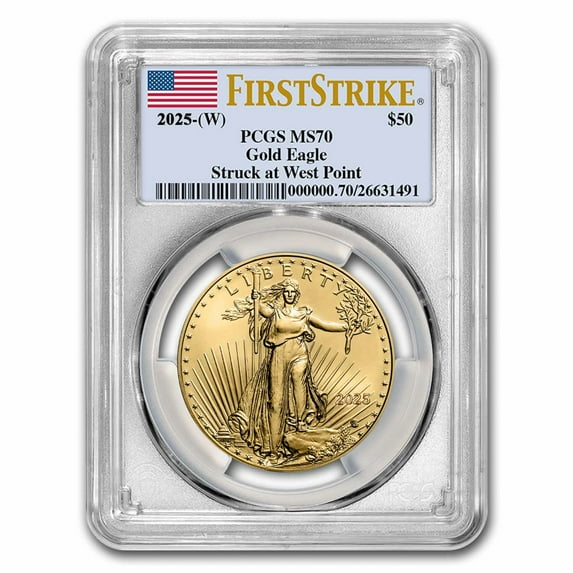 2025-(W) 1 oz American Gold Eagle MS-70 PCGS (FirstStrike®)