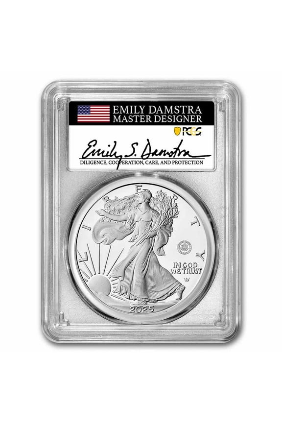 2025-W Proof Silver Eagle PR-70 PCGS (Army Privy, AR, Damstra)