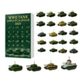 thumbnail image 1 of 2025 WWII Tank Advent Calendar, 24 Days Christmas Countdown Calendar with 24 Iconic WWII Tank Ornaments, Tank Advent Calendar 2025, Tanks Countdown Surprise Xmas Gifts for History Buffs, 1 of 8