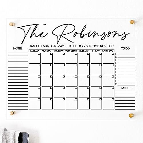 2025 Wall Calendar 12 Month Personalized Calendar 2025 Custom 2025