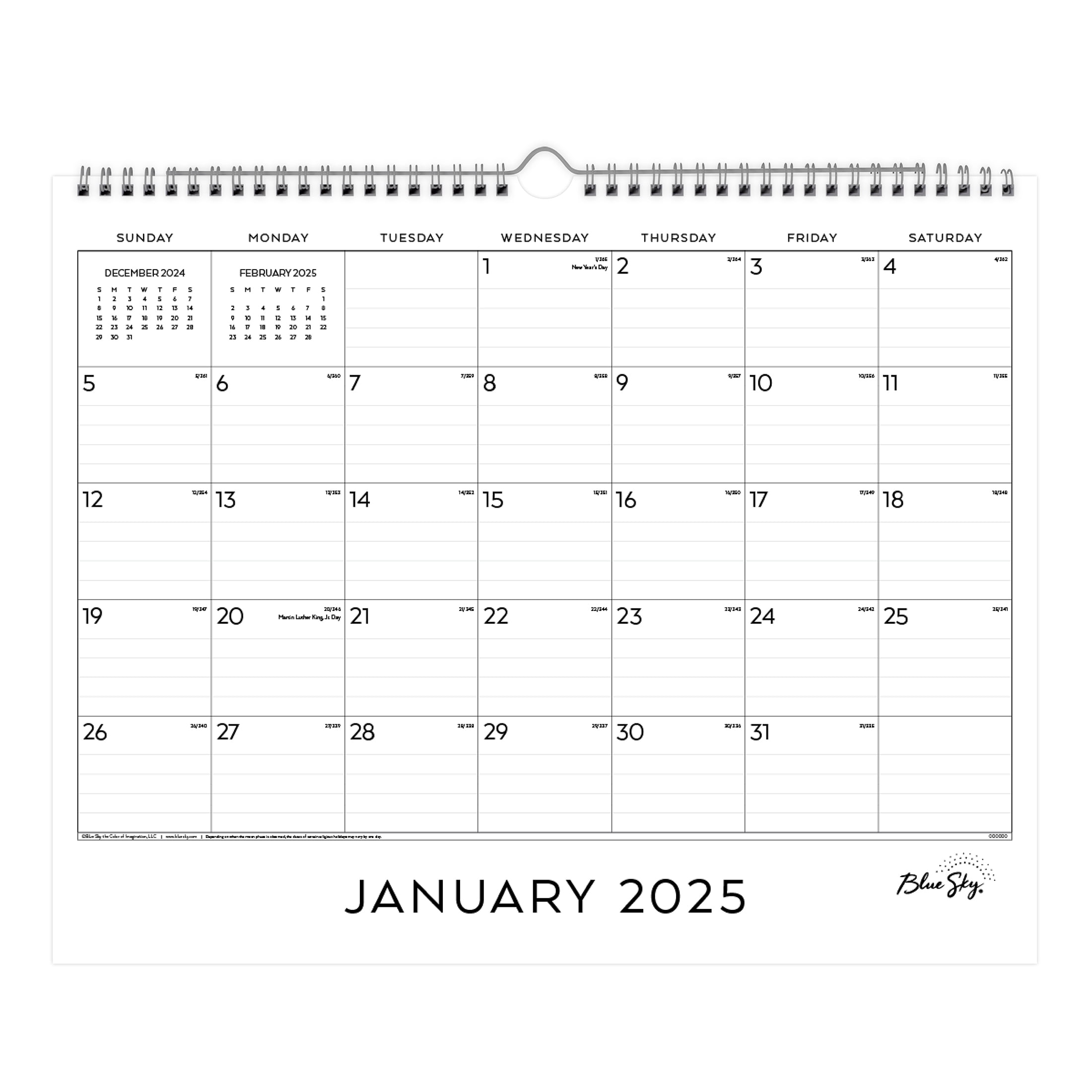 2025 Wall Calendar Walmart 
