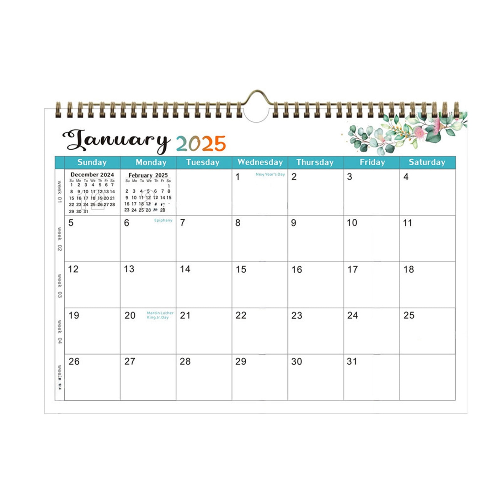 2025 Wall Calendar Wall Calendar 2025, 18 Months 2025 Calendar, Jan
