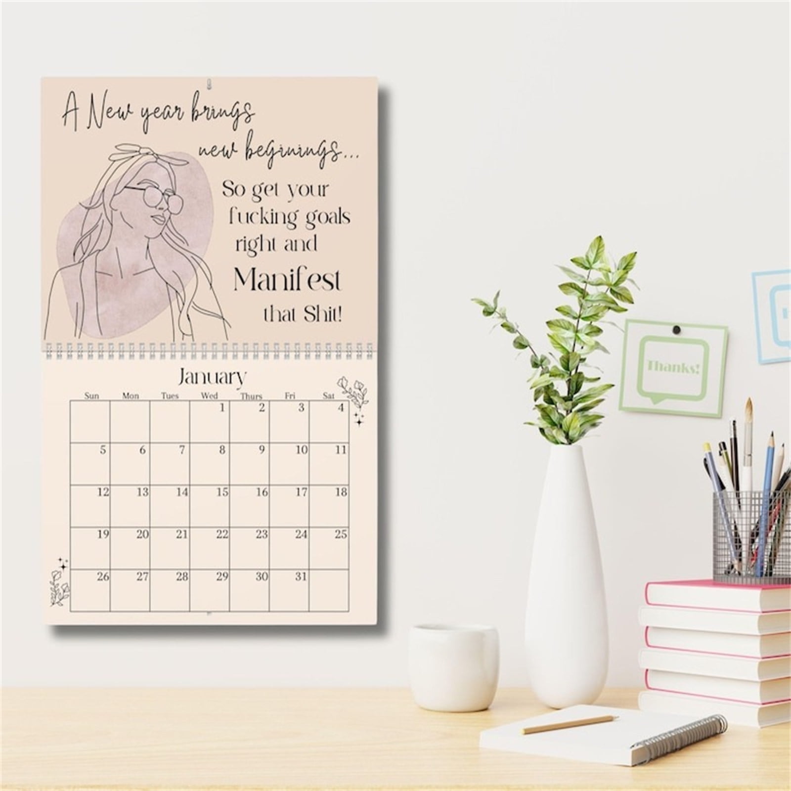 2025 Wall Calendar,Calendars 20252026 Planners & Organizers,Calendars