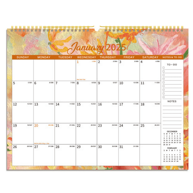 2025 Wall Calendar Calendars 2025 Wall, JAN 2025 Dec 2025,Large