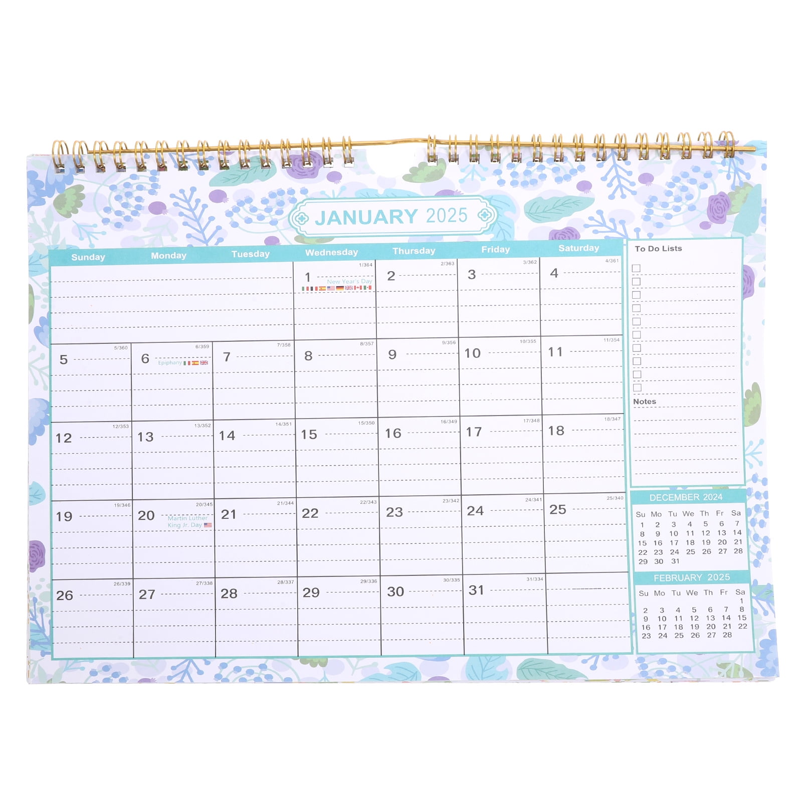 2025 Wall Calendar Decorative Monthly Calendar from January 2025 to