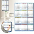 2025 Wall Calendar Dry Erase 12 Month Annual Yearly Calendar Large