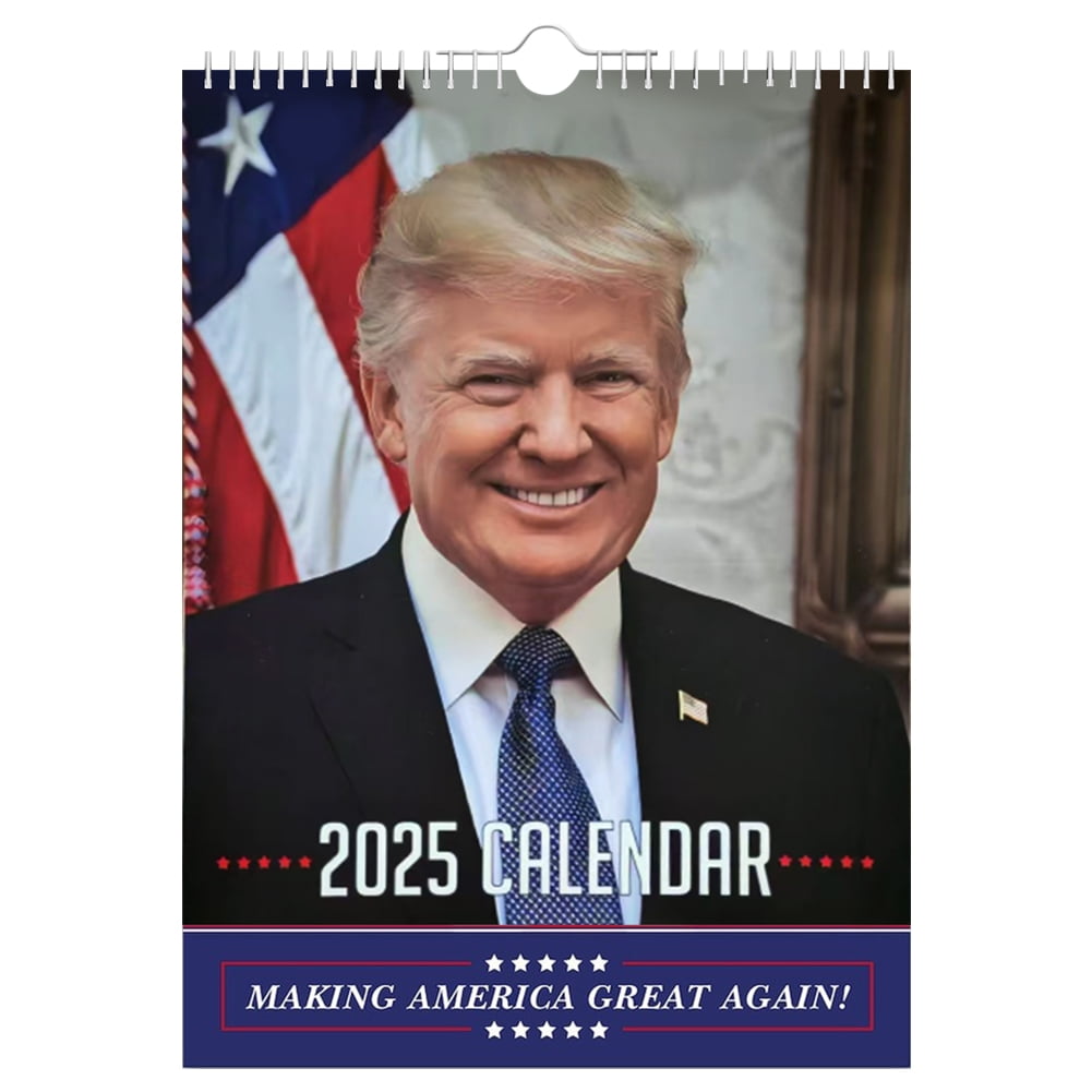 2025 Wall Calendar Trump Wall Calendar, Monthly Wall Calender 12