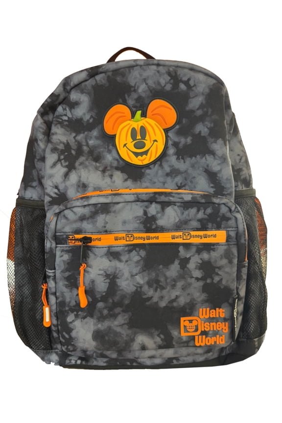 2025 Walt Disney World Parks Halloween Mickey Mouse Pumpkin Full Size Backpack