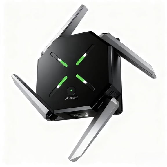 2025 WiFi Extender-Wireless Signal Repeater Booster,Covers Up to 10000 Sq.ft - 1200Mbps Wall-Through Strong WiFi Booster,WiFi Amplifier,WiFi Extenders Signal,Dual Band 2.4GHz & 5GHz Wireless Repeate