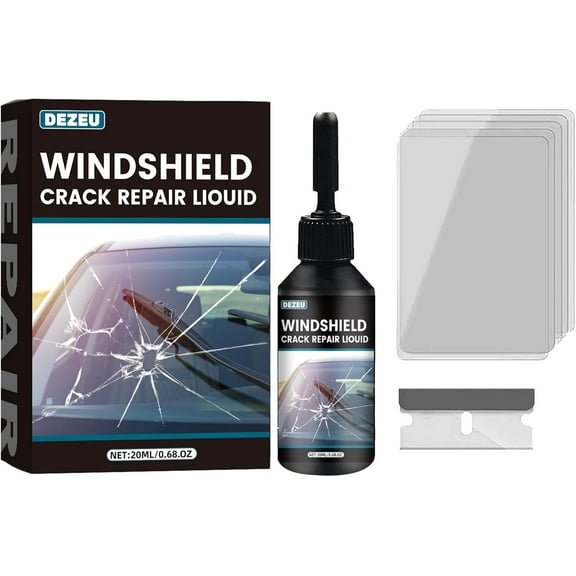 2025 Windshield Crack Repair Kit,Latest Upgraded Glass Crack Repair Kit,5MinQuick-Glass Repair Liquid,Long-Lasting for Windshields, Mirrors, Windows,All Crack Types Windshield Repair Kit