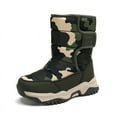 2025 Winter Children Shoes Plush Waterproof Fabric NonSlip Girl Shoes