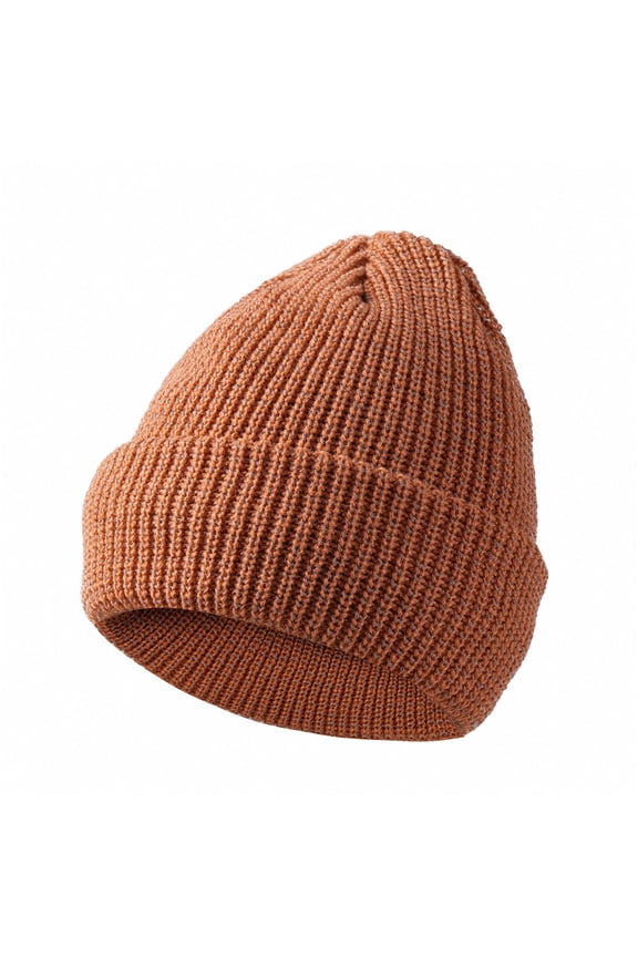 2025 Winter Night Out Essential Hat - Unisex Solid Color Reflective Knit Melon Cap, Thickened Fleece Lined, Ear Protection & Snug Fitted Warm Headwear