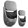 thumbnail image 1 of 2026 Wireless AI Mouse - Bluetooth GPT Air Mouse with Voice Recording & Summarize by AI, Detachable Presenter Presentation Pointers Remote with Laser, Compatible with PC/Mac/Laptop, Silver, 1 of 9