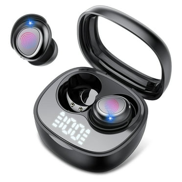 Sleep Ear Buds, Bluetooth 5.4 Ultra-Mini Sleep Earbuds for Side Sleepers, Hi-Fi Stereo 3D Bass Noise Cancelling Wireless headphones, 53H Playtime with IP7 Waterproof LED Earphones, USB C