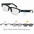 thumbnail image 1 of 2025 Wireless Smart Glasses, Anti-Blue Light, Auto-Dimming, Touch Control, Built-In Mic, Hi-Res Audio, Rechargeable, for Office, Outdoors, Sports, Driving, Music, Calls - Perfect Gift!, 1 of 20