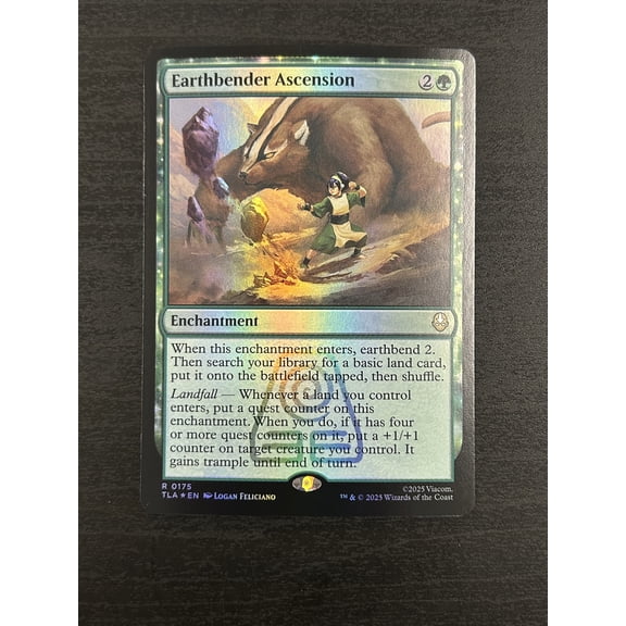 2025 Wizards of the Coast Magic The Gathering Earthbender Ascension Foil