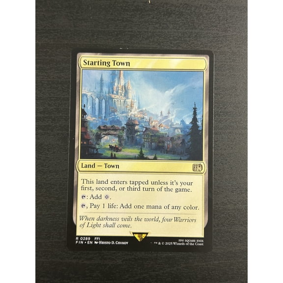 2025 Wizards of the Coast Magic The Gathering Final Fantasy Starting Town Land - Town