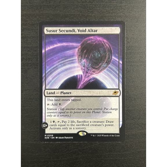 2025 Wizards of the Coast Magic: The Gathering Foundations Susur Secundi, Void Altar