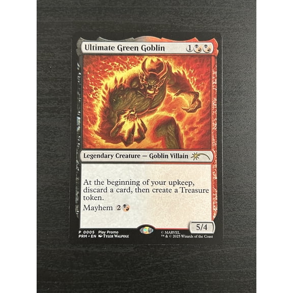 2025 Wizards of the Coast Play Promo Ultimate Green Goblin