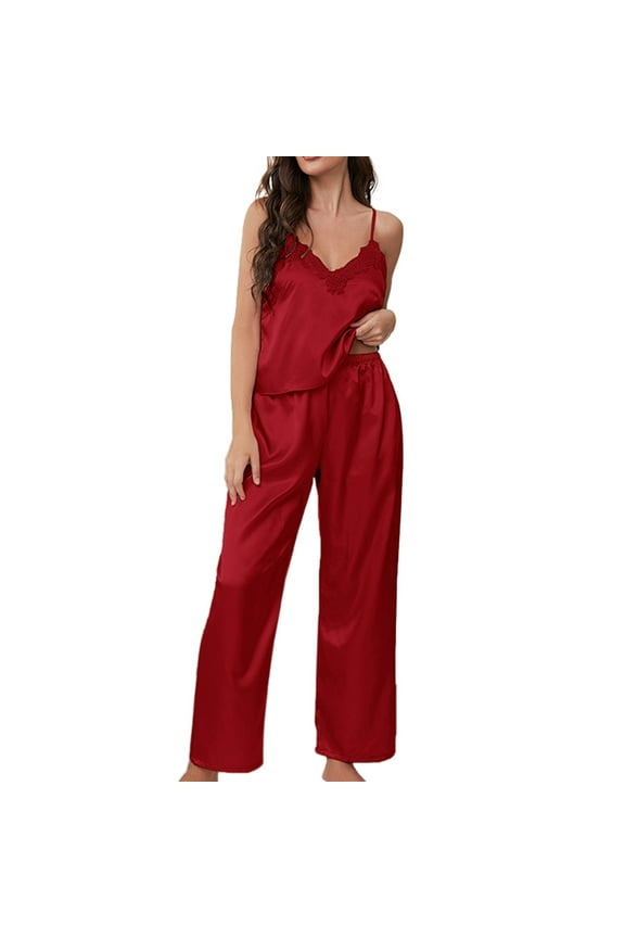 2025 Women Lace Pajama Sets - Satin Chemise & Robe, Sexy Sleepwear, Adjustable Straps, Gift