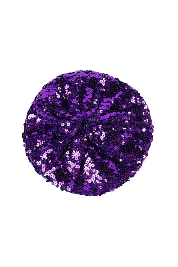 2025 Women Sparkling Sequins Womens for Winter Beret Colorful Cap Nightclub for Women Stretch Dress Hat