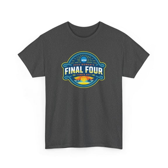 2025 Women's Basketball Final Four in Tampa Bay Unisex Heavy Cotton Tee-KFWB2501-Gold-M