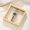 thumbnail image 1 of 2025 Women's Decorative Quartz Watch with Diamond Bracelet, 1 of 8