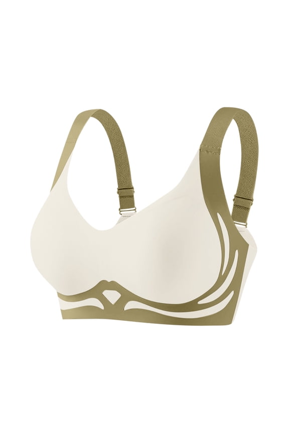 2025 Women's High Support Sports Bra - Longline Anti-Sagging Design | Wireless Full Coverage Bralette for Workouts & Yoga
