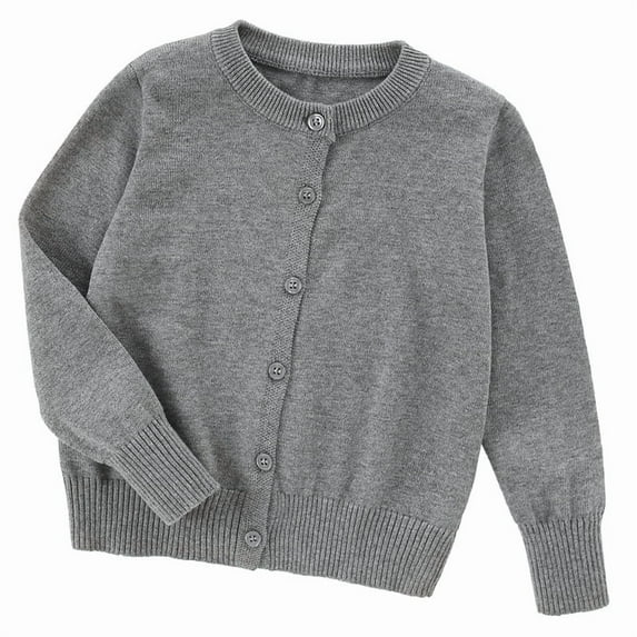 2025 Women's Knit Cardigan Sweater - Lightweight Grey Round Neck Open Front Long Sleeve Casual Thin Pullover Coat for Spring/Fall Early Autumn Loose Fit Trendy Outerwear Cardigan Sweaters For Women