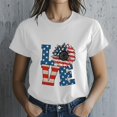 thumbnail image 1 of 2025 Women's Plus Size Workout T-Shirt - Trendy Graphic Athletic Short Sleeve, Xxl, White, 1 of 6
