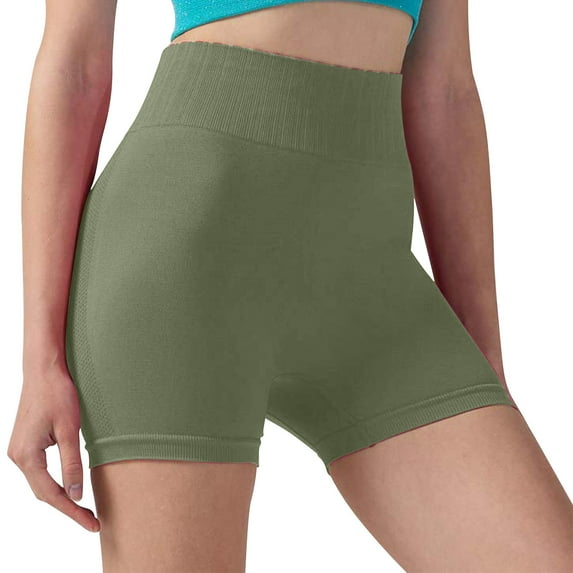 2025 Women's Scrunch Butt Lifting Shorts - High Waisted Seamless Workout Shorts | Yoga Running Gym Booty Shorts with Breathable Fabric