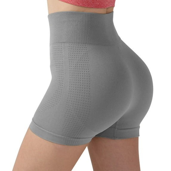 2025 Women's Scrunch Butt Lifting Shorts - High Waisted Seamless Workout Shorts | Yoga Running Gym Booty Shorts with Breathable Fabric