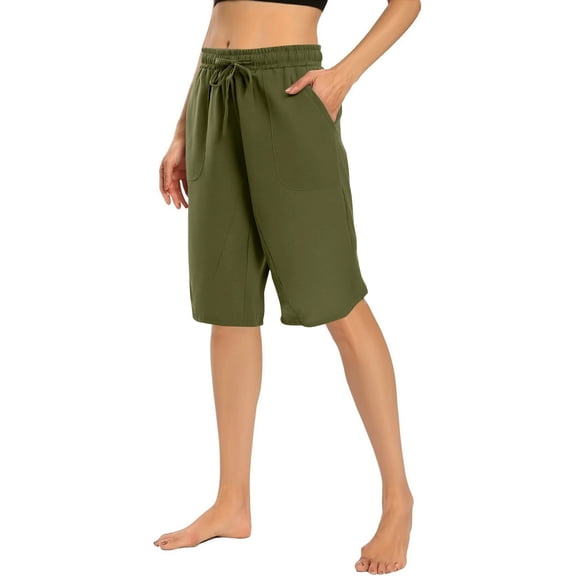 2025 Women's Solid Color Summer Thin Cropped Wide-Leg Pants Hop Style Mid-Length for Casual Wear