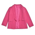 thumbnail image 1 of 2025 Women's Summer Linen 3/4 Sleeve Lightweight Fully-Lined Slim Elegant Casual Work Jacket with Pockets, 1 of 8