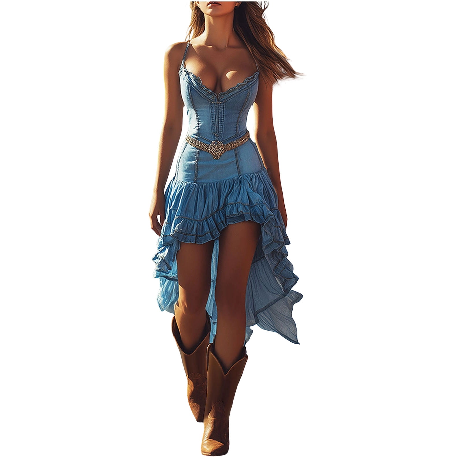 2025 Women's Western Cowgirl Suede Dress Vintage Long Sleeve Slim Fit Fringe Dress Formal Dresses with Lapel and Zip
