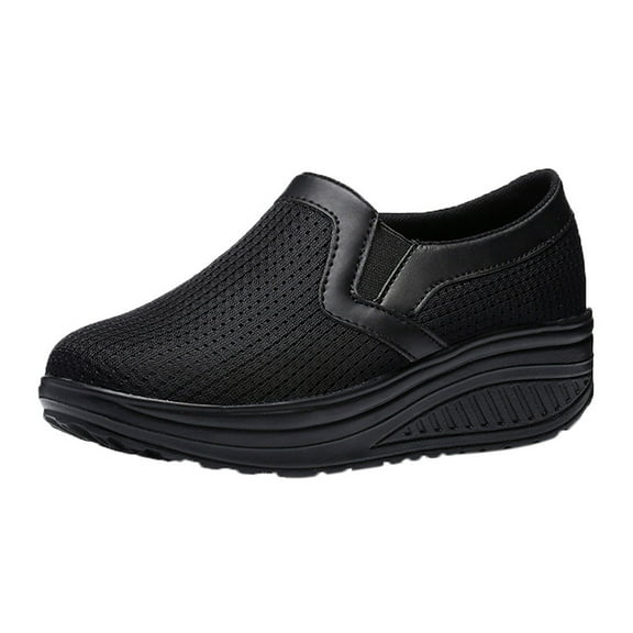 2025 Womens Clothing Clearance under $5 asdoklhq Womens Shoes Clearance Sale,Women Breathable Shoes Casual Sneakers Fitness Shoes Platform Sneaker
